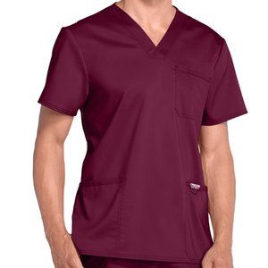 Cherokee Workwear Revolution Men's 3 Pocket V-Neck Scrub Top